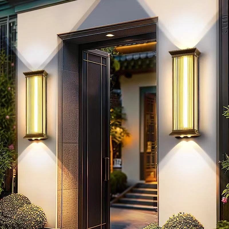 【买一送一】户外壁灯外墙防水双头上下发光酒店别墅庭院灯门口柱灯