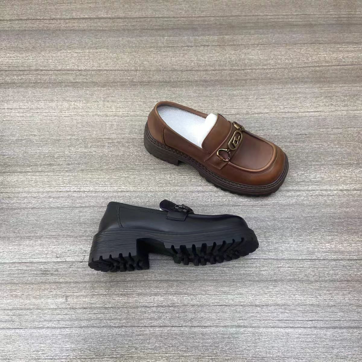 春季秋款真皮舒适一脚蹬小皮鞋3605