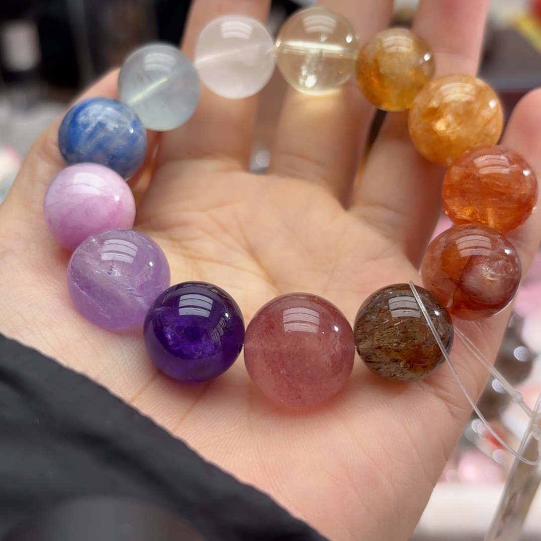 未镶嵌手链水晶多宝