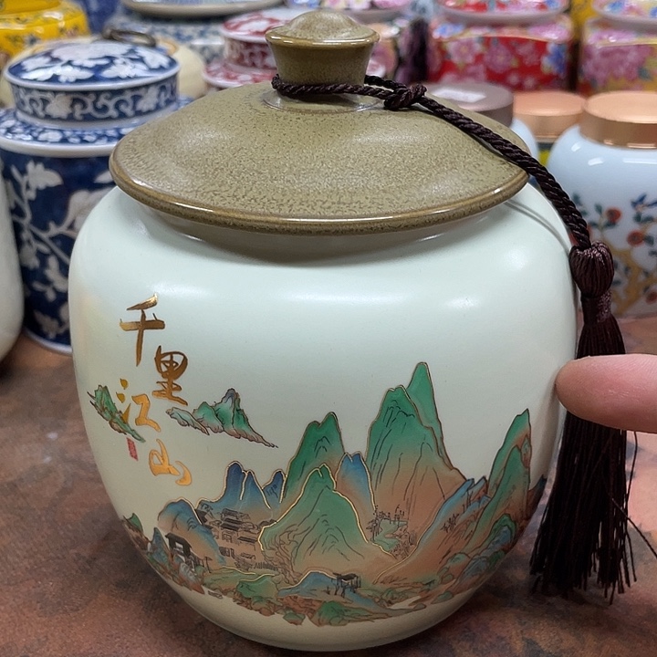 陶瓷罐密封罐茶叶罐
