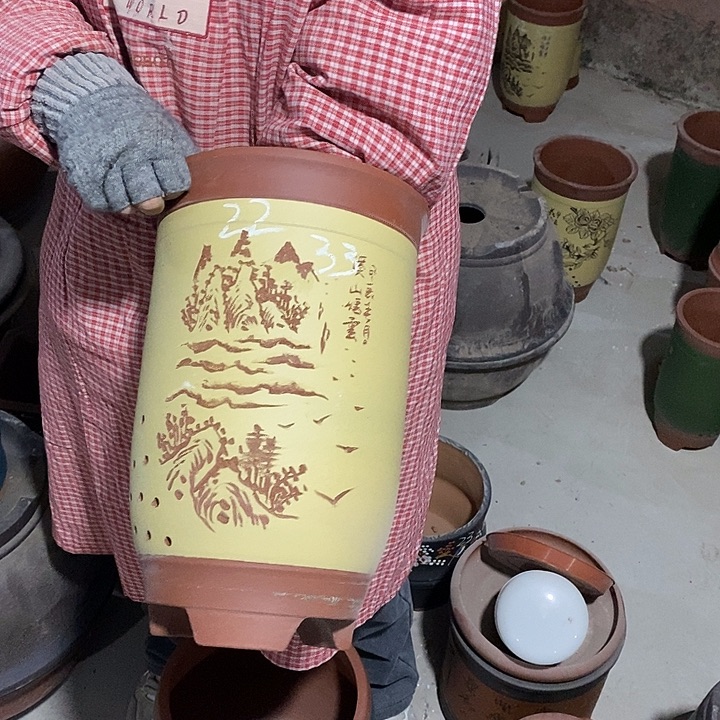 紫砂花盆紫砂花盆