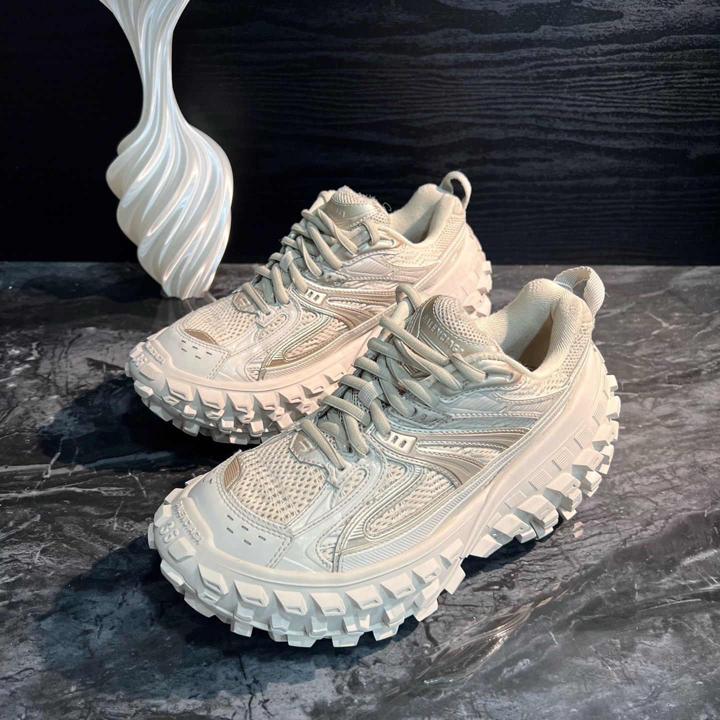 99新 Balenciaga/巴黎世家 1695/36码/灰色轮胎鞋休闲鞋
