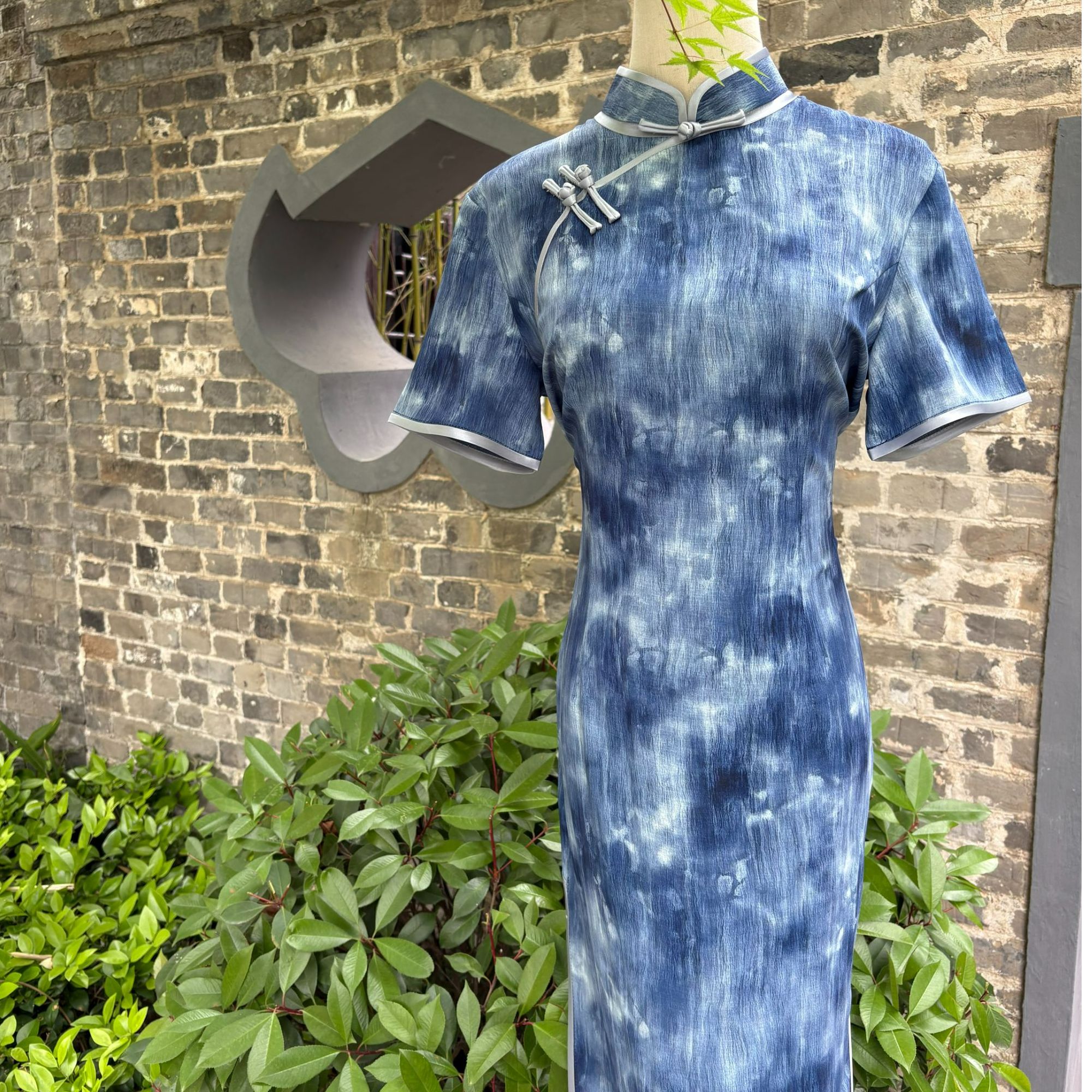 【蔚蓝海岸】2025年夏季新款复古百搭优雅旗袍