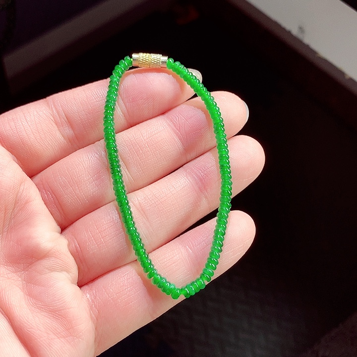 翡翠手链未镶嵌999999999