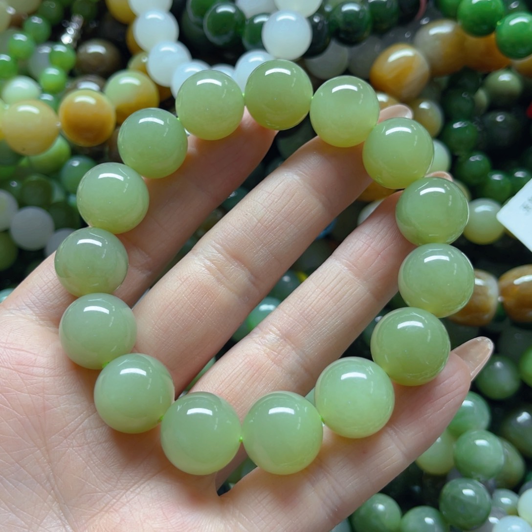 和田玉手串未镶嵌