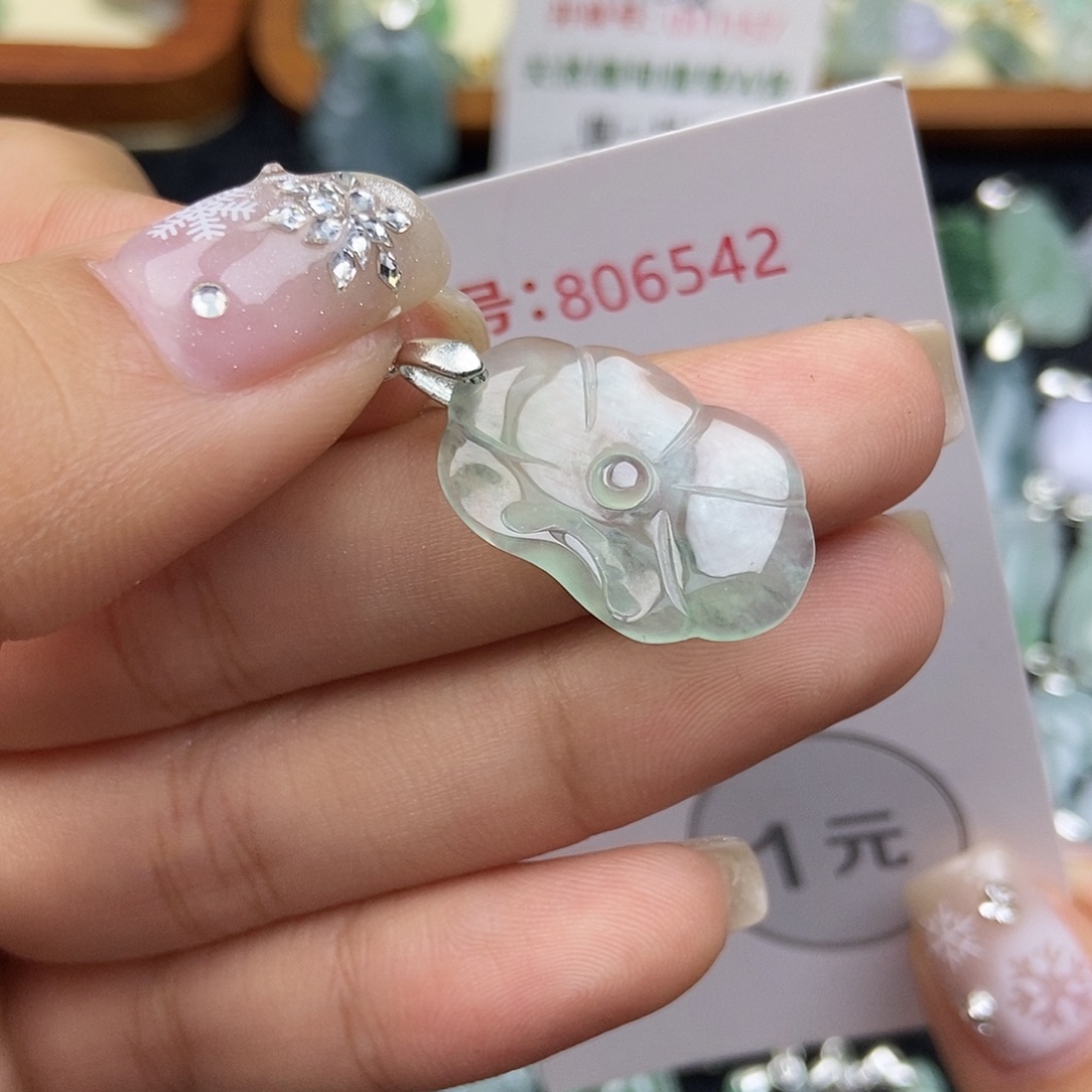 翡翠未镶嵌颈饰翡翠