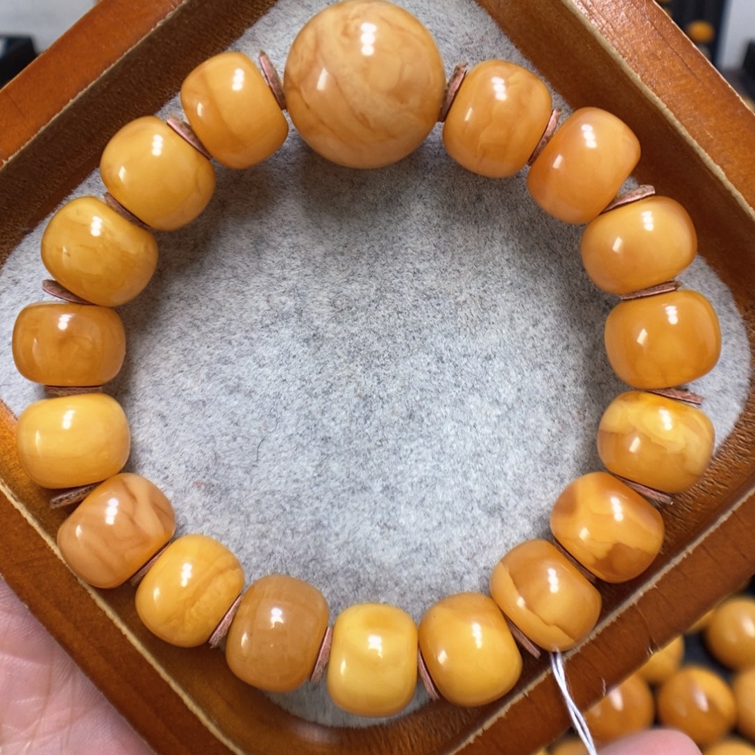 蜜蜡手串未镶嵌蜜蜡