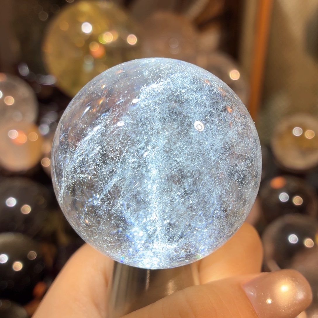 未镶嵌水晶珠宝半成品白水晶4.74cm