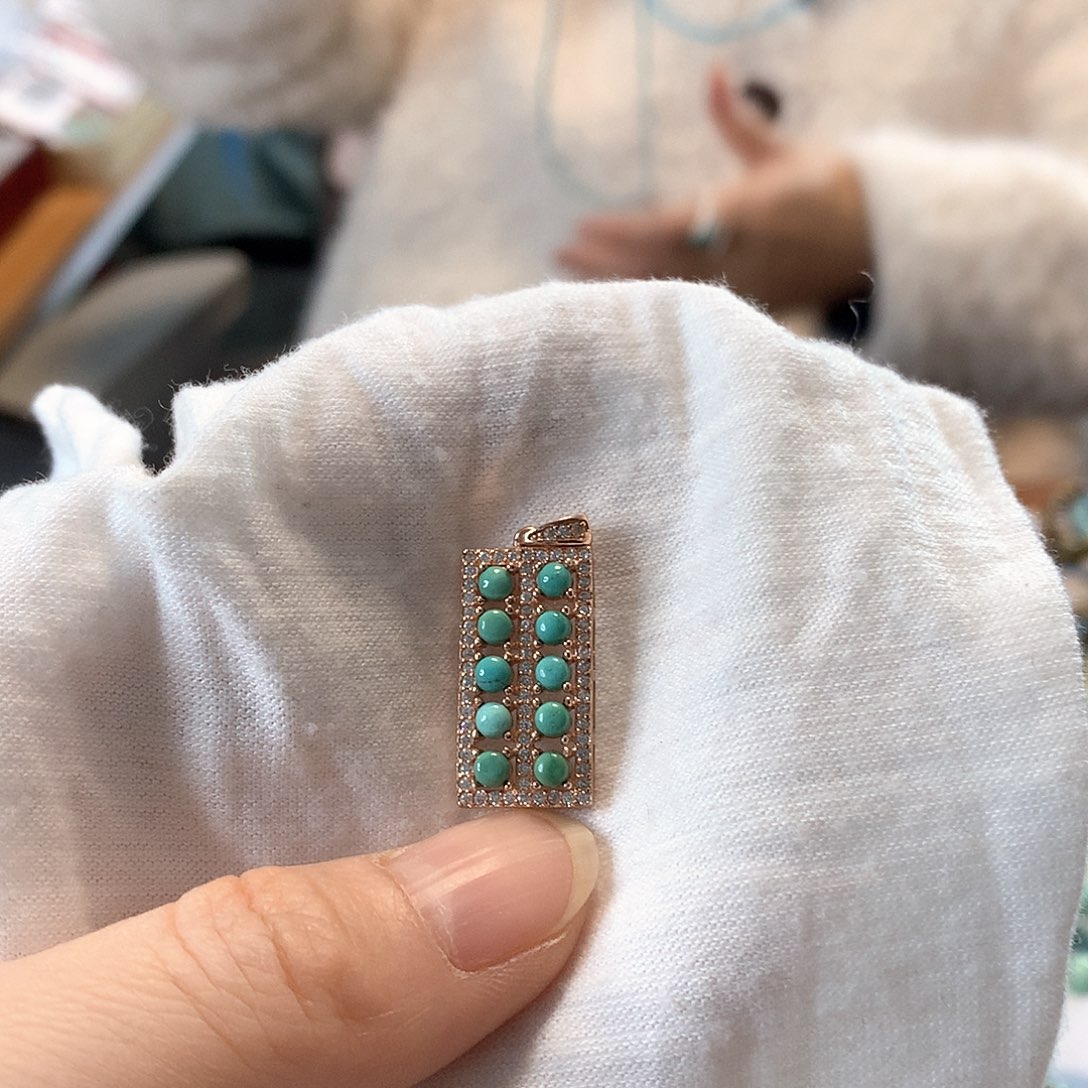 绿松石珠宝奇石未镶嵌