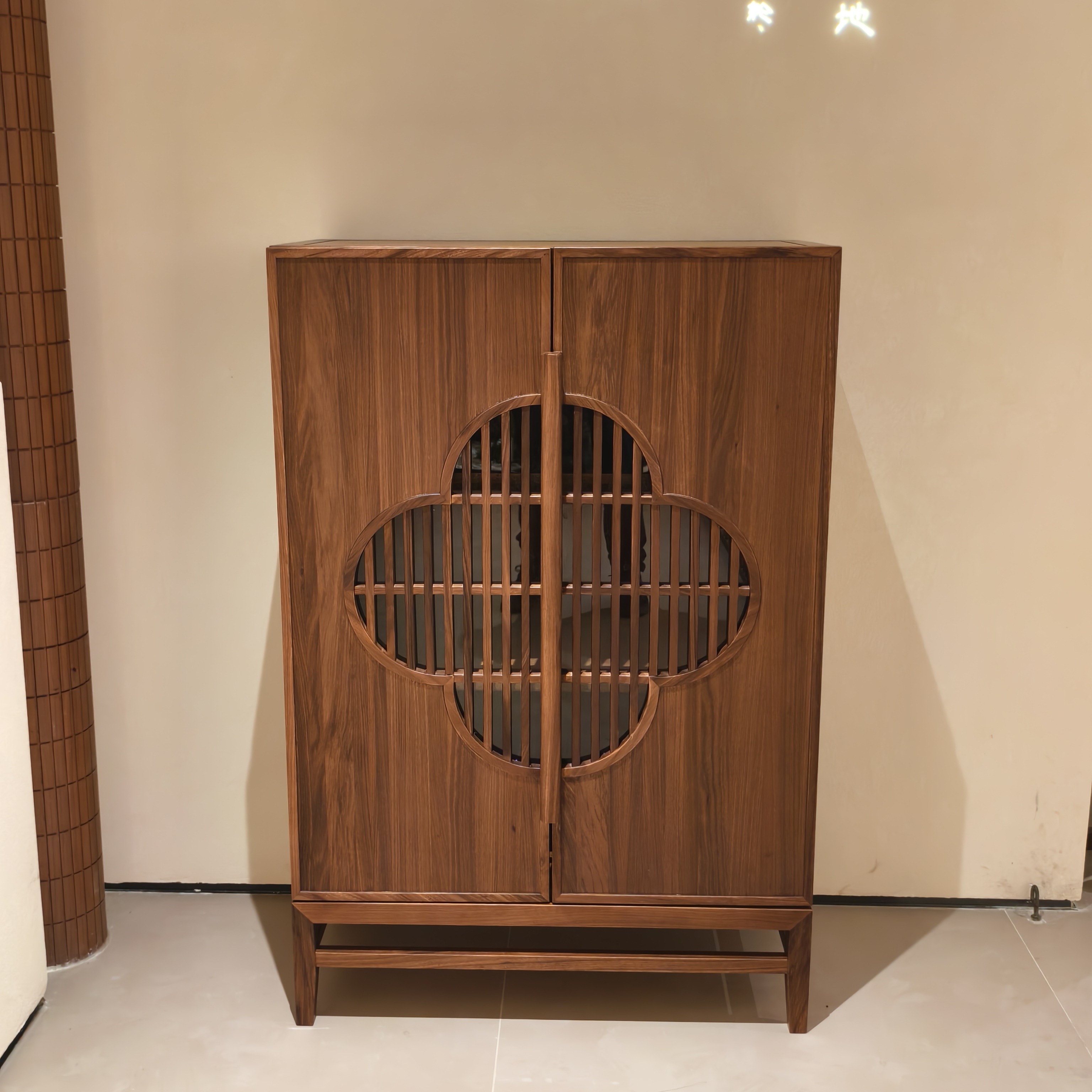 LS-01#海棠柜宋式美学乌金木玄关柜角柜明式家具餐边柜新中式