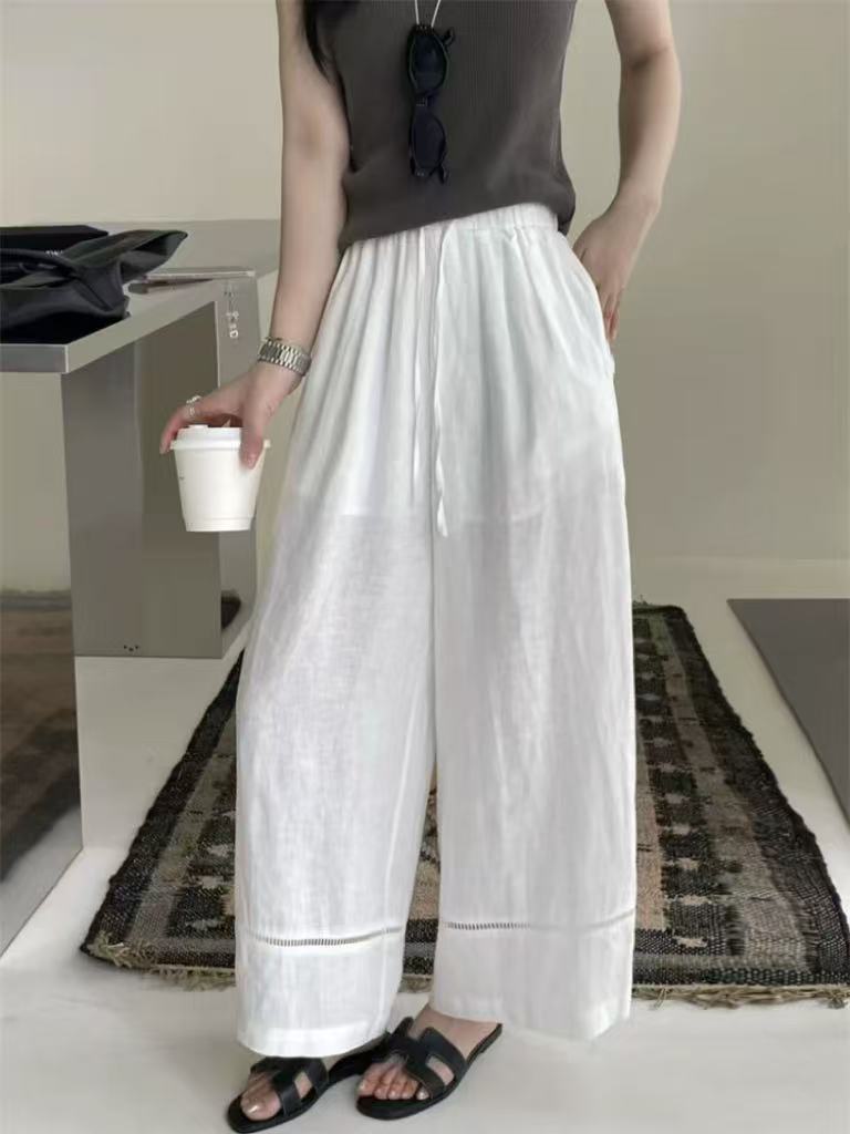 2581【PINGJIE】2025新款休闲裤）时尚休闲潮流舒适百搭洋气裤