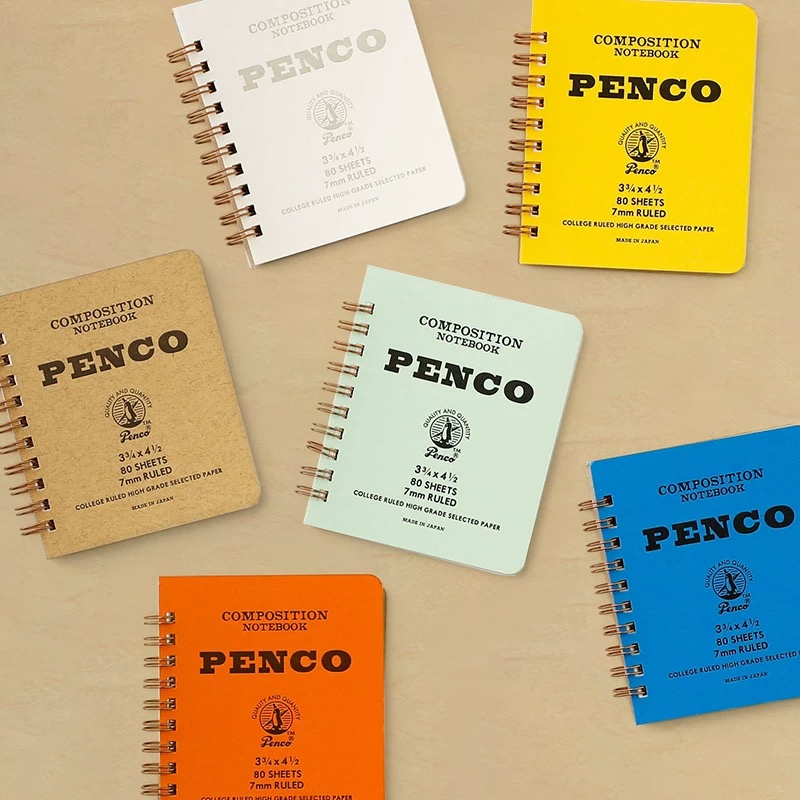 【爪迹PawScript】日本Penco 金属彩色线圈美式复古风笔记本