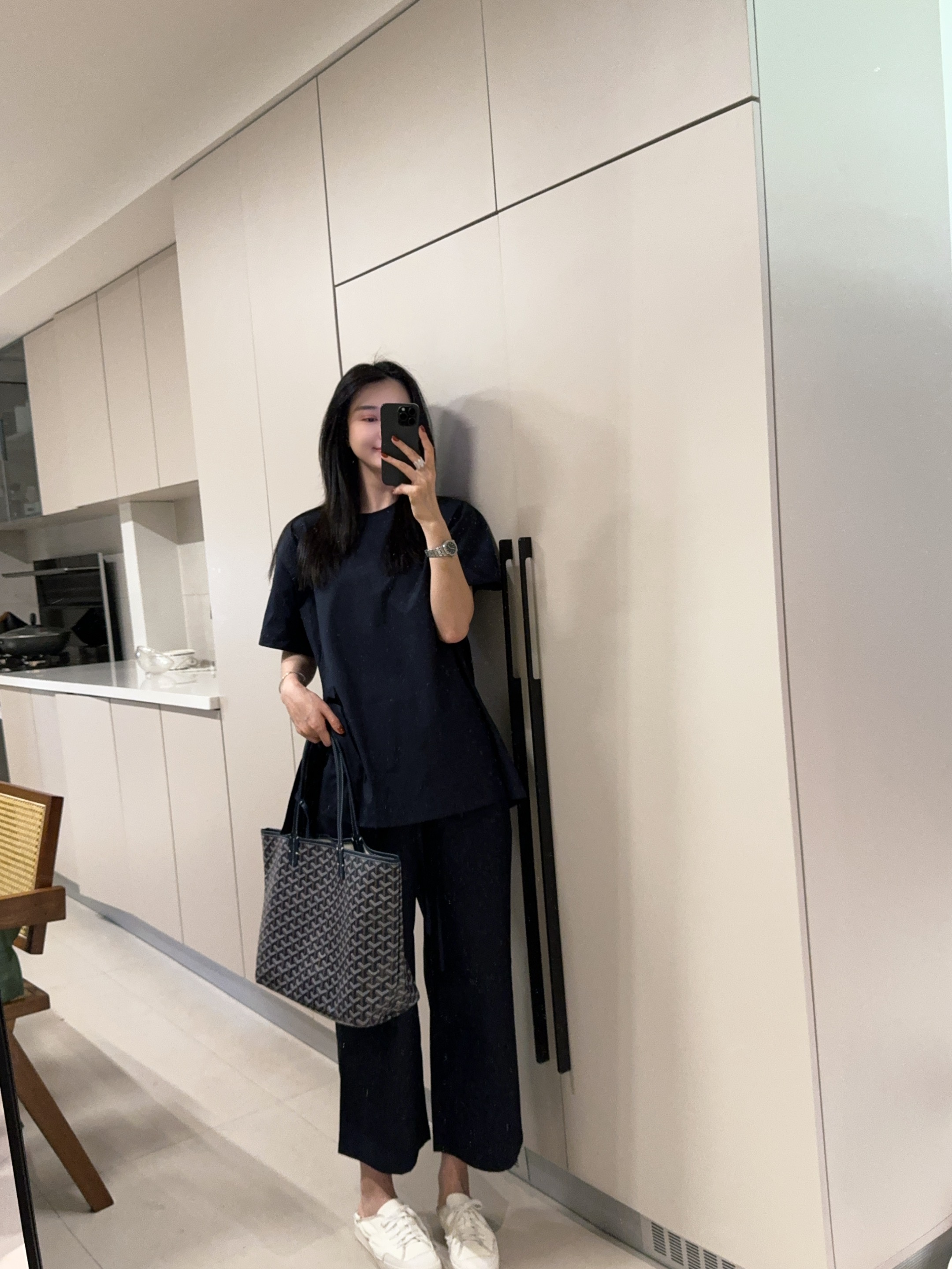 [IAMMEIYA] -大骨架穿搭 白梨晨露 休闲套装25090