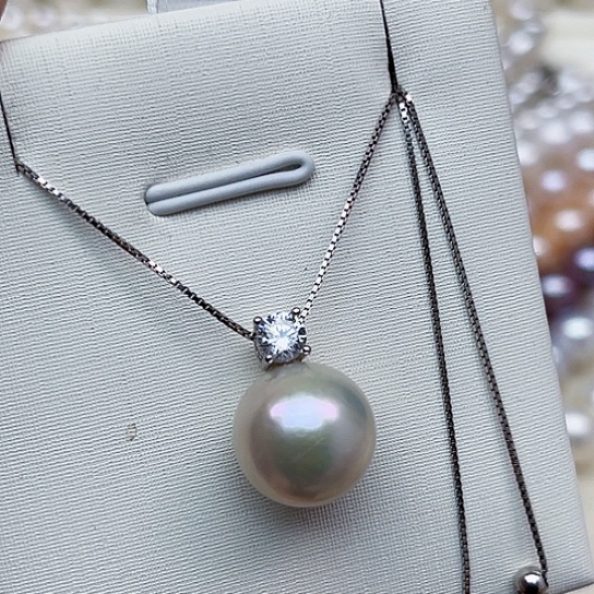 淡水珍珠吊坠(赠链)未镶嵌