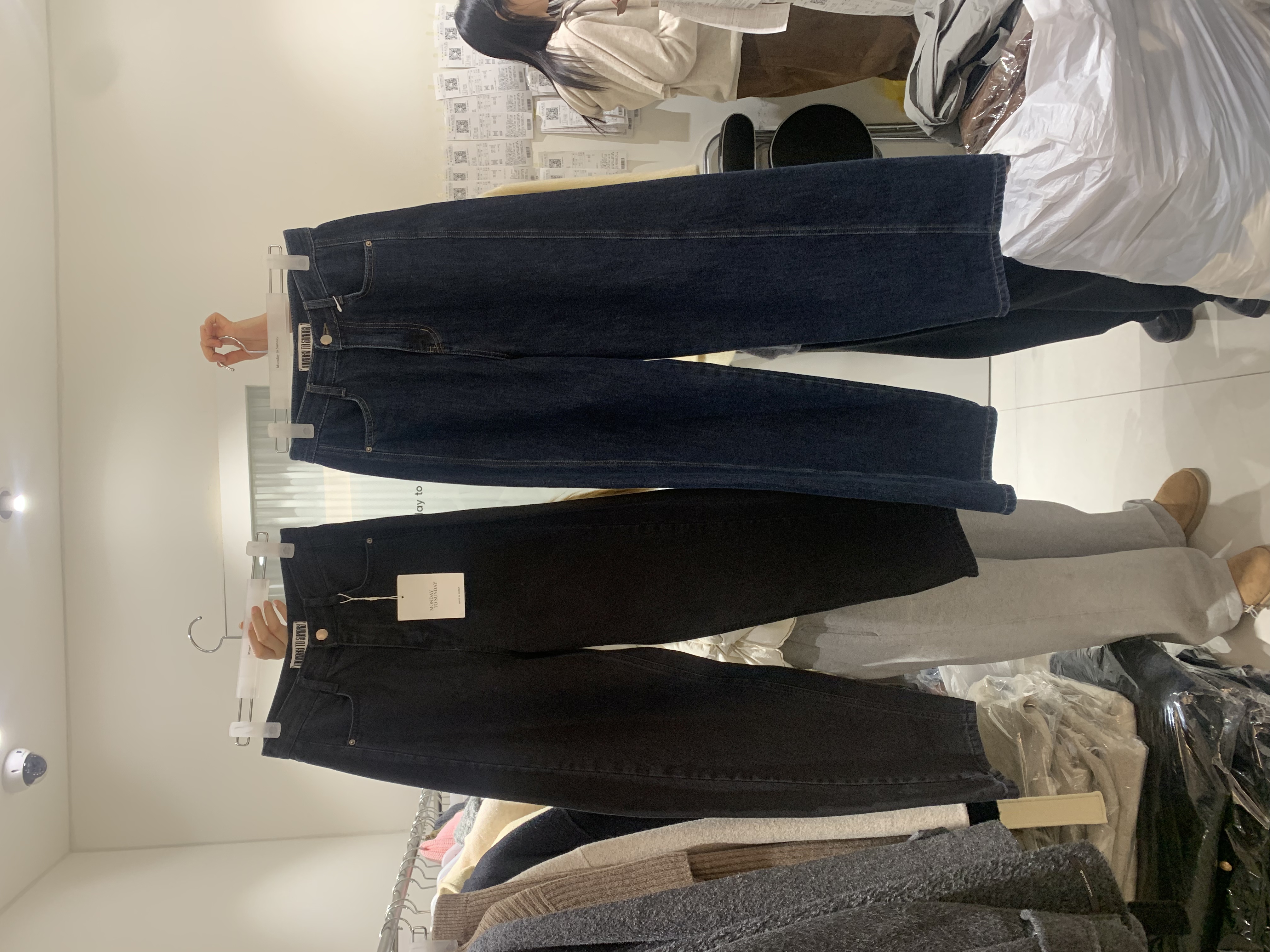 【佳贰】东大门MO家直筒显瘦牛仔裤 现货！No退换