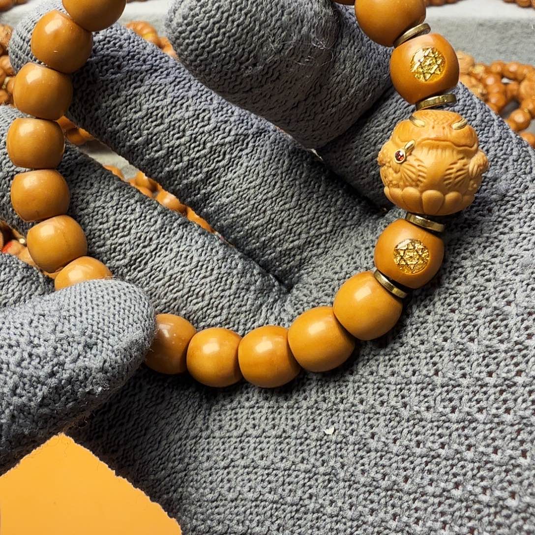 手串猴头核桃直切，