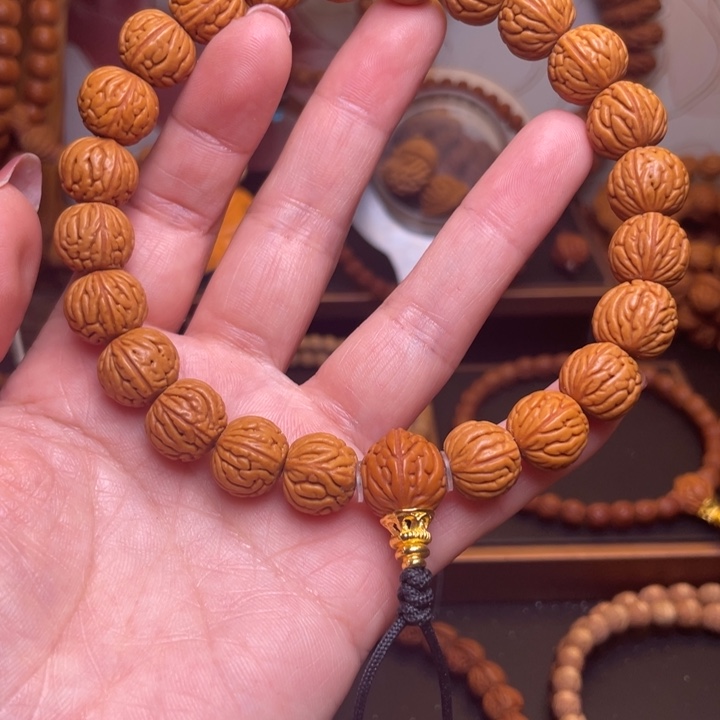 桃核吊坠龙文桃核