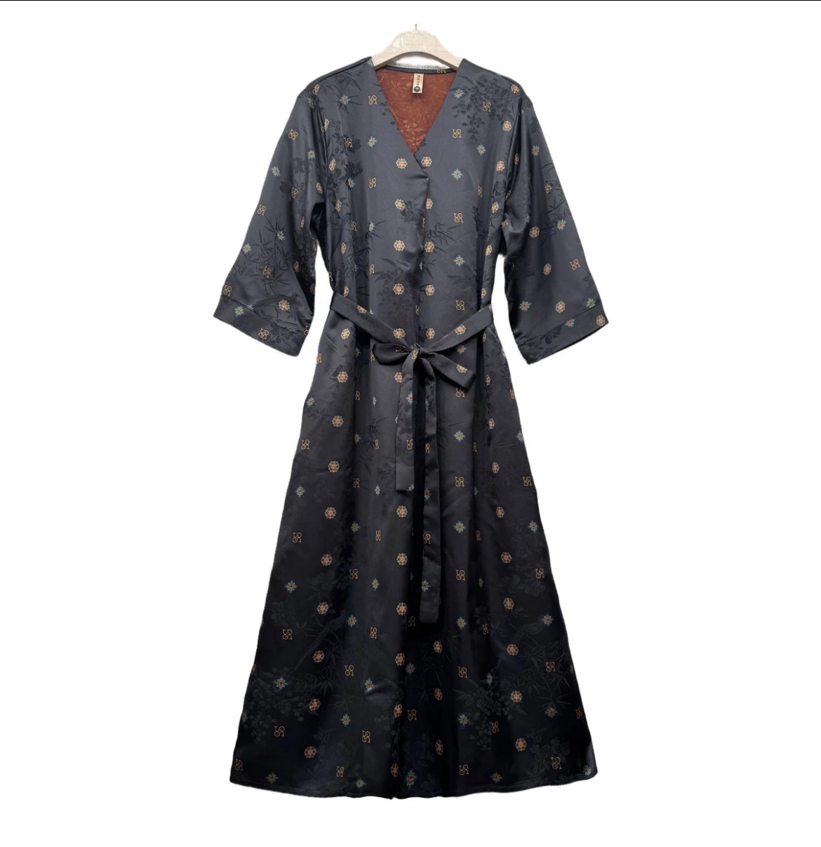 宝相花 T7558气质时尚休闲女士夏季印花连衣裙女装气质时尚