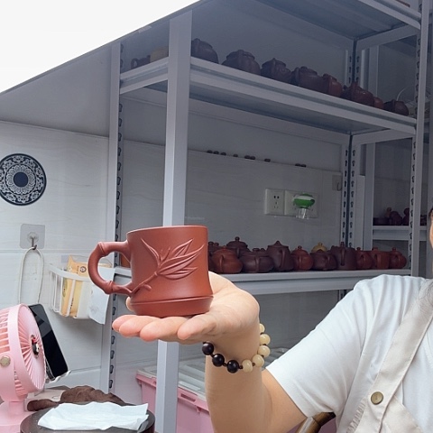 朱泥茶案主人杯主人杯