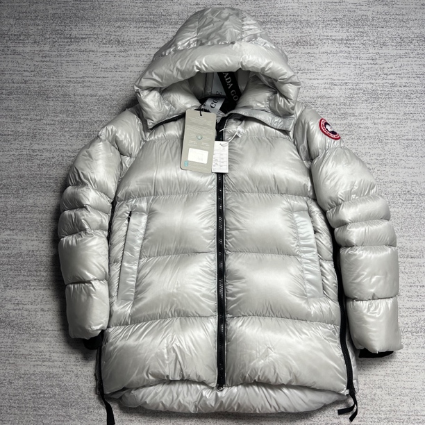 未使用 CANADA GOOSE 加拿大鹅 银桦色轻量化面包服羽绒服 XS/S/M
