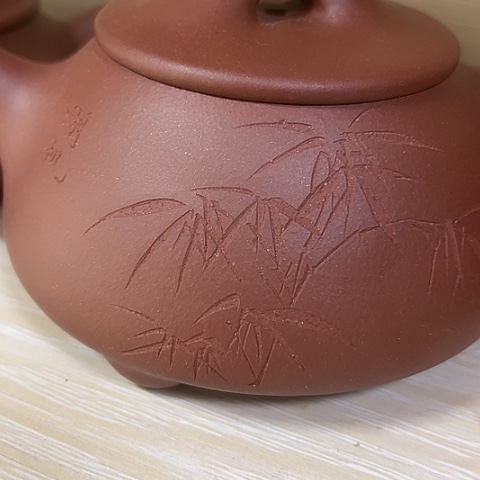 紫砂茶壶老紫泥大满瓢360c c