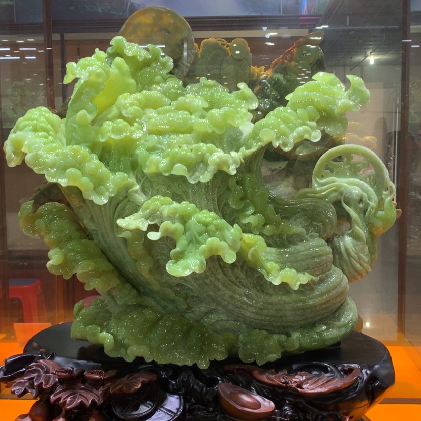 【闪购商品】未镶嵌蛇纹石玉摆件覆膜