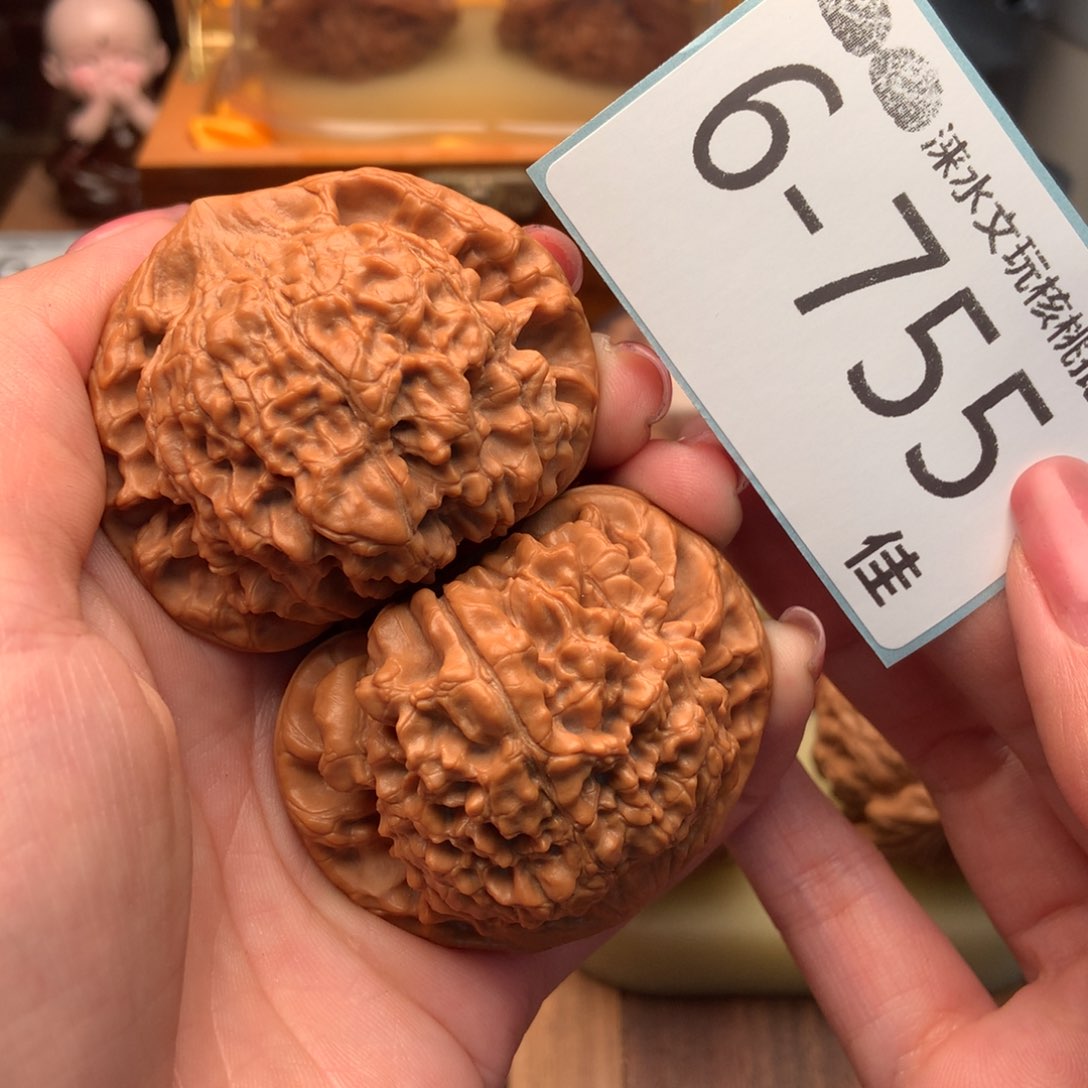 文玩核桃把件51官帽 