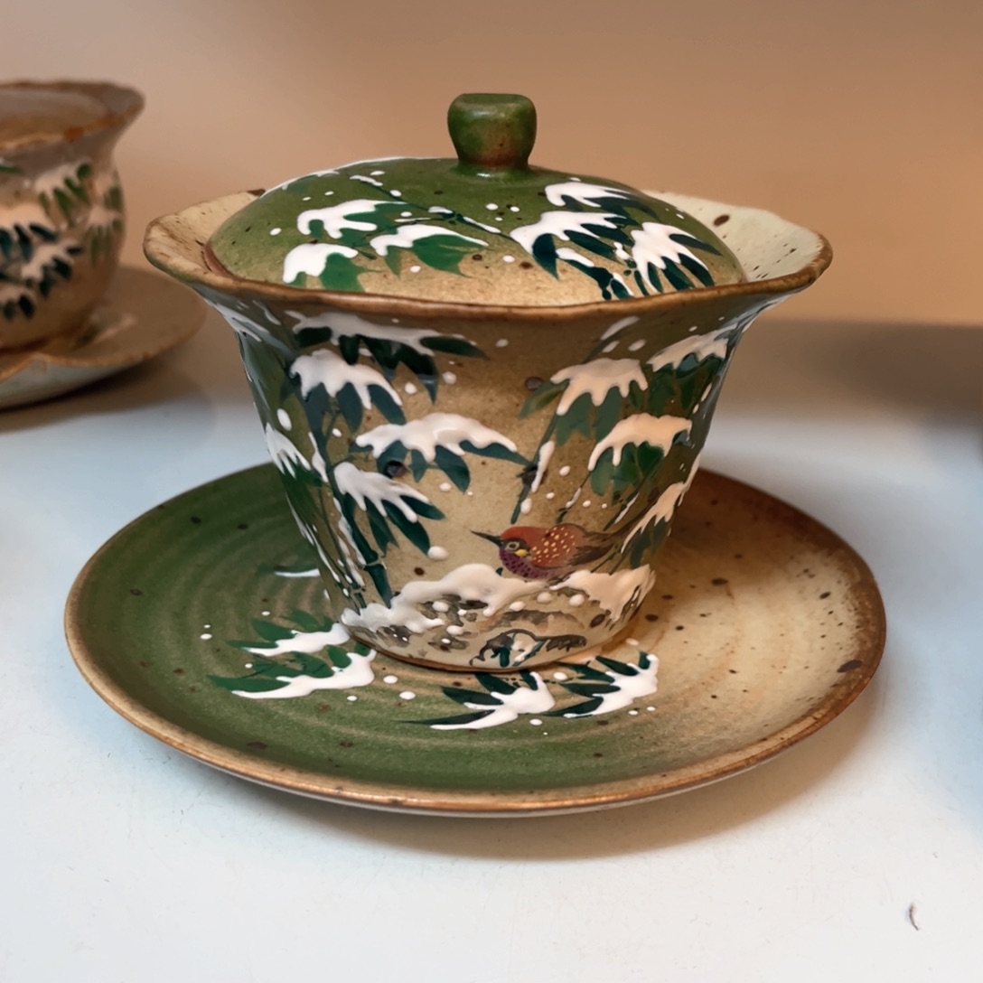 瓷片纯手工柴烧制作工艺