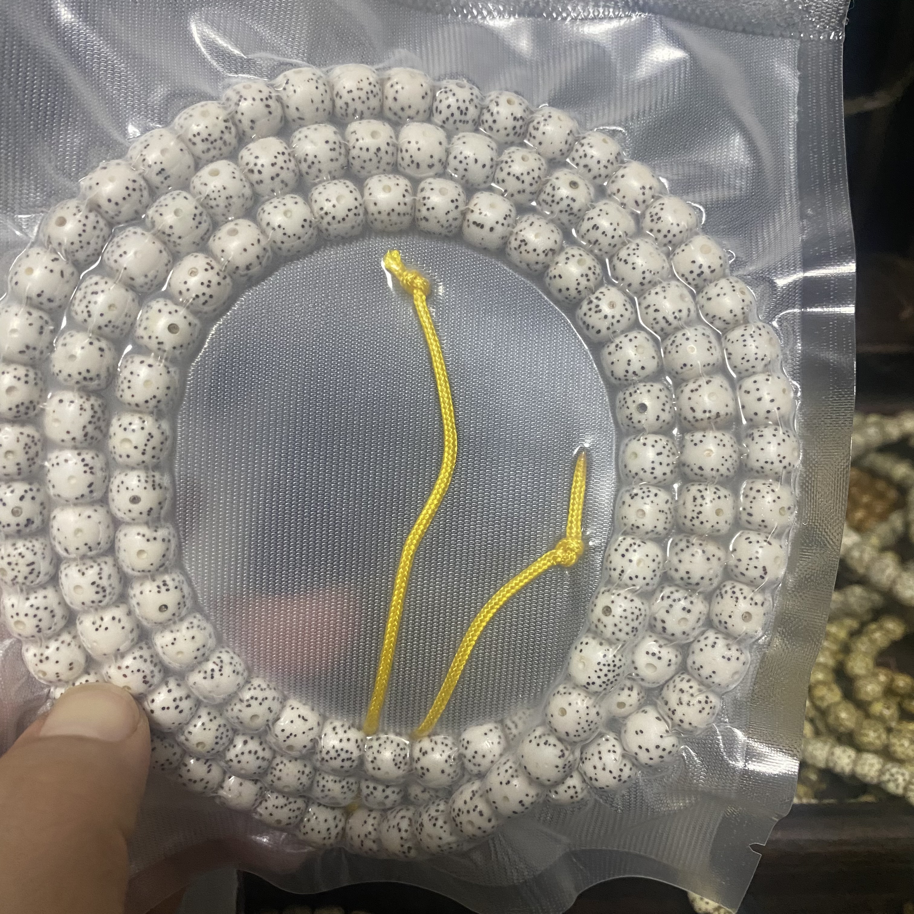 原生态精品9*8星月菩提海南料108颗加10颗左右备珠