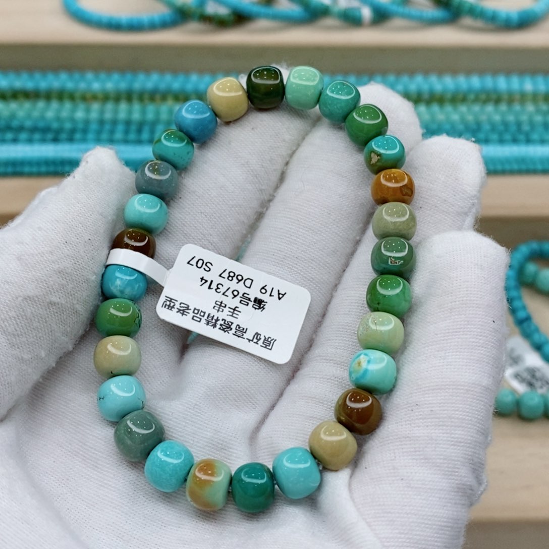 未镶嵌绿松石珠宝奇石