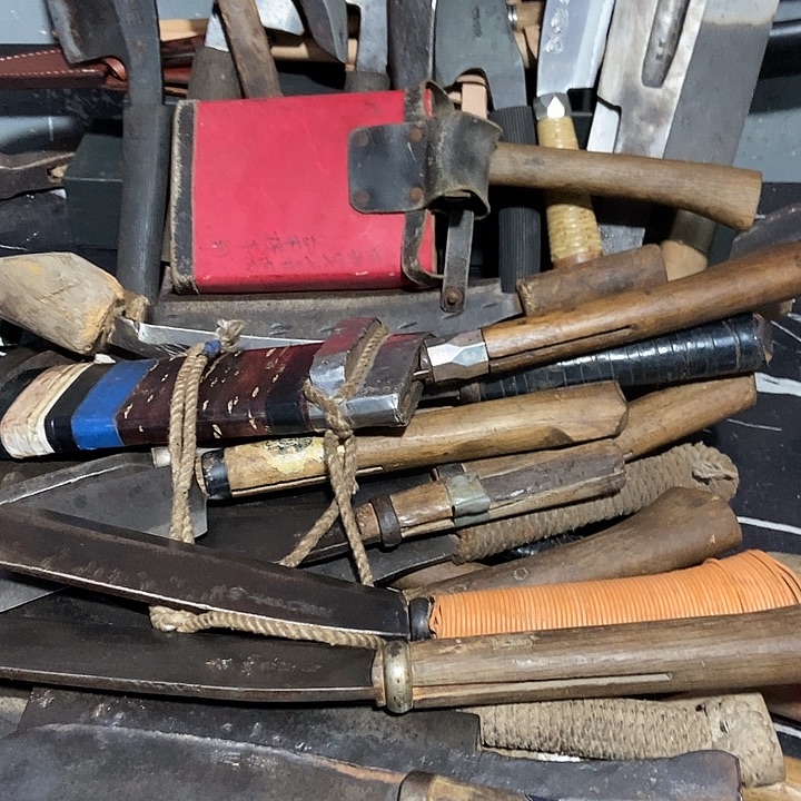 户外手工锻打农具