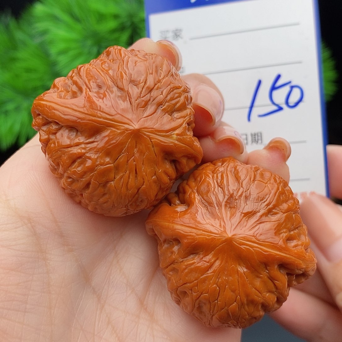 文玩核桃把件40铁锤150