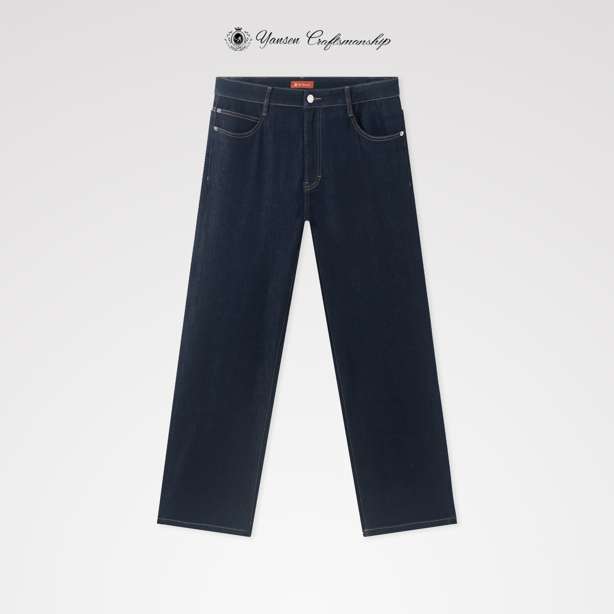 【黑标系列】时尚高腰百搭显直牛仔裤直筒长裤 YS184