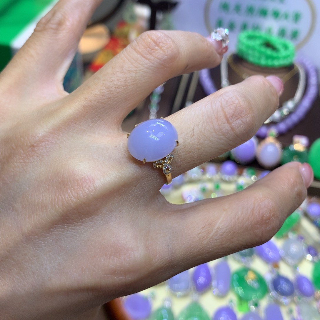 【闪购商品】翡翠18K金镶嵌颈饰翡翠