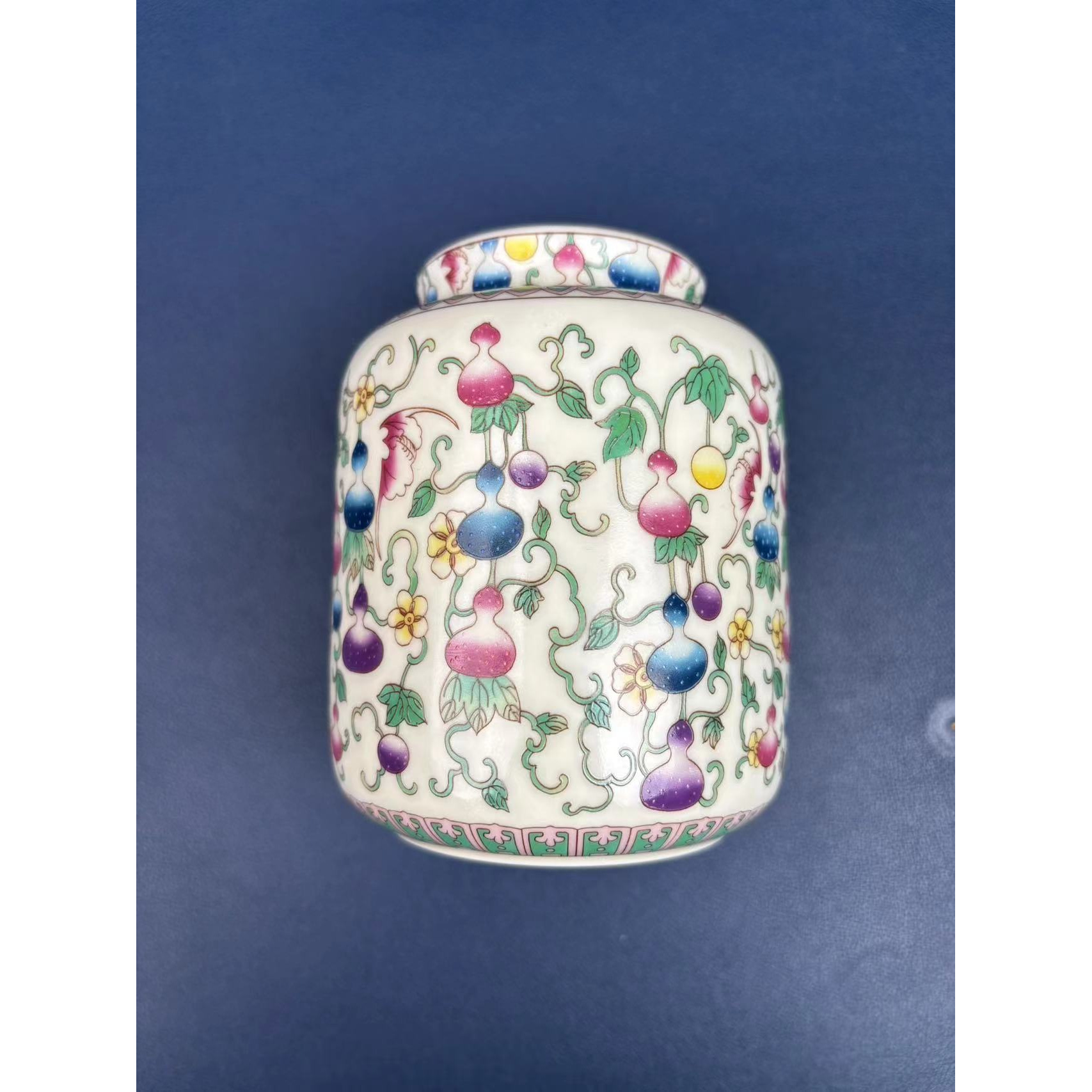 彩绘葫芦茶叶罐G51