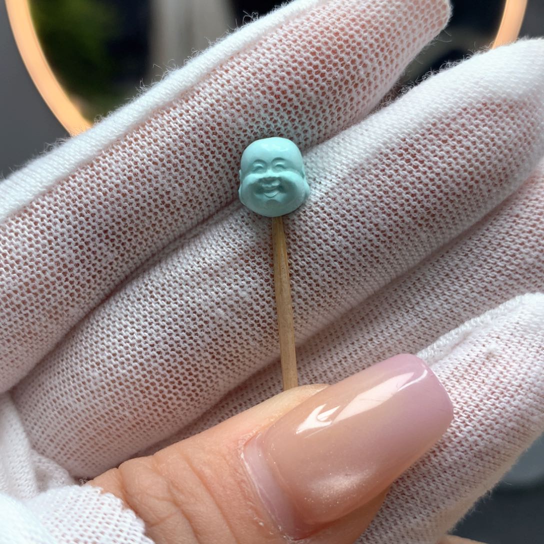 绿松石未镶嵌挂件