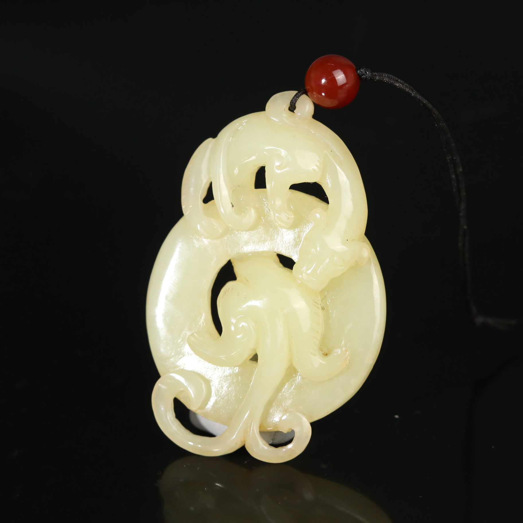 二十世纪和田玉龙纹出廓璧ACZL2510141034