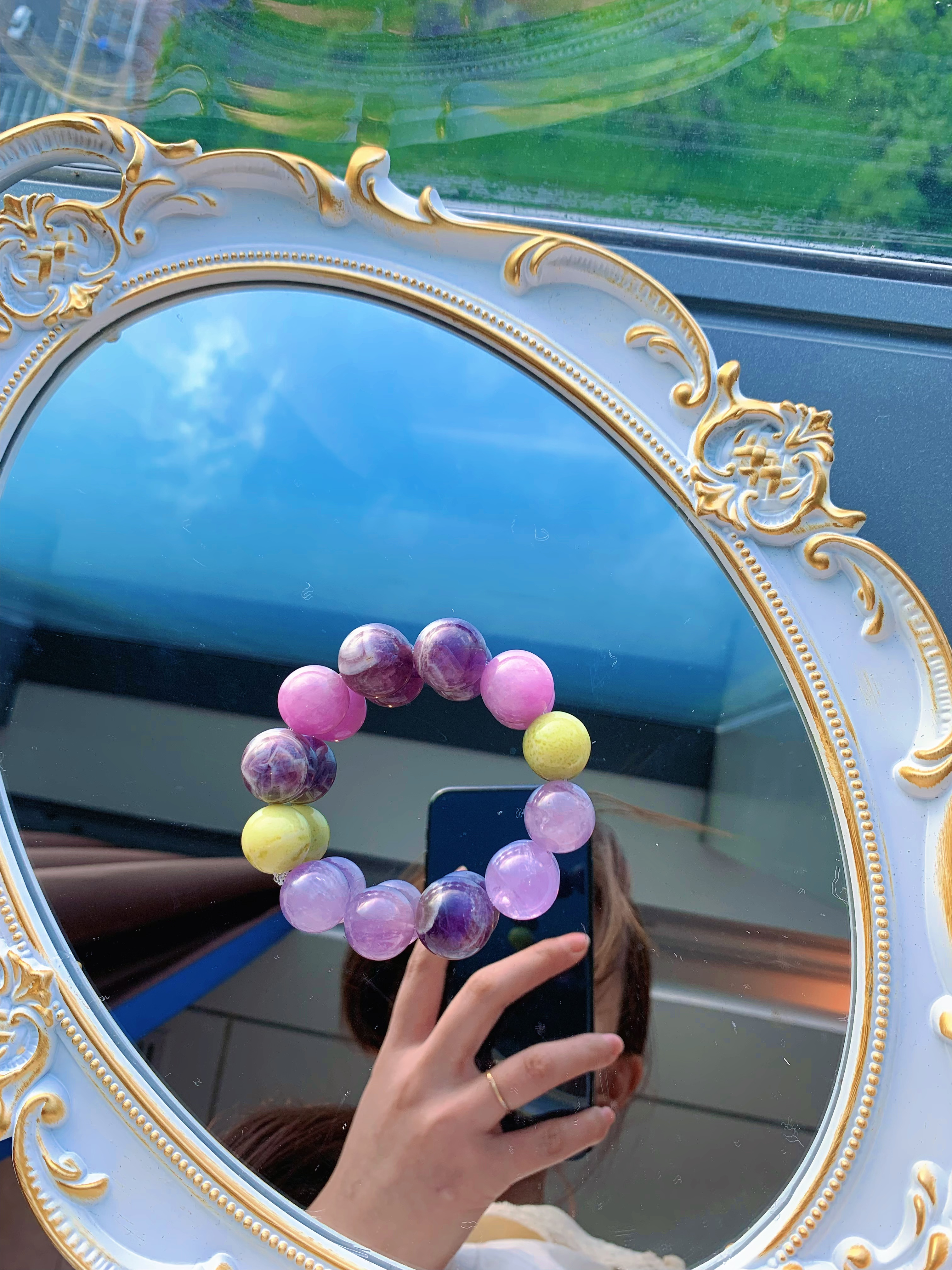 芋泥紫水晶女款氛围感手串多样性发其一A8