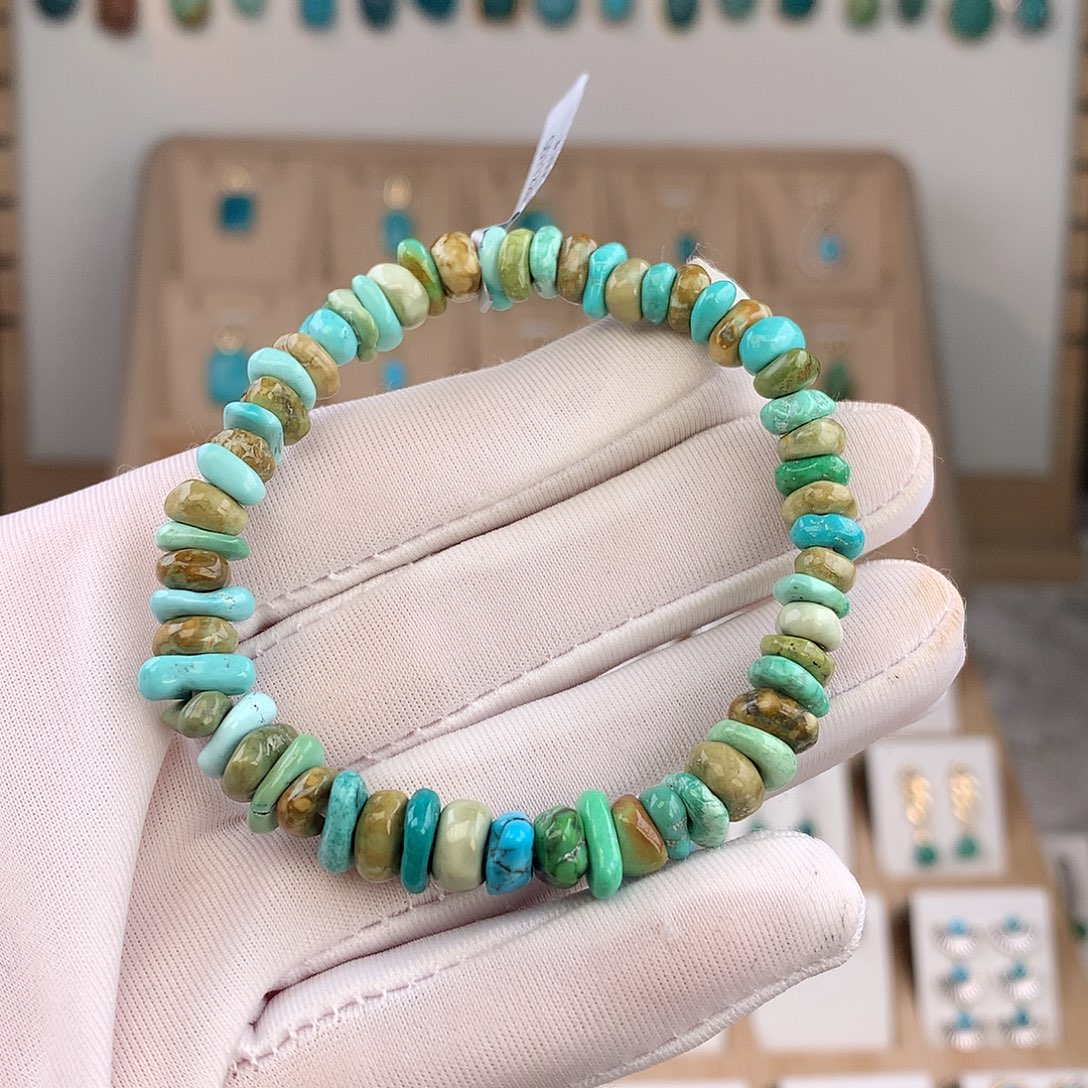 绿松石未镶嵌项链