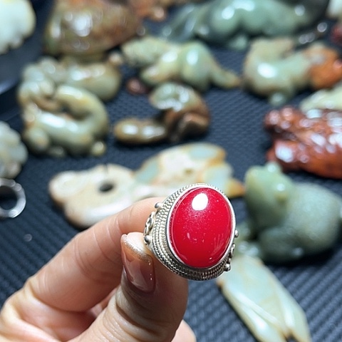 白玉菩提吊坠摆件