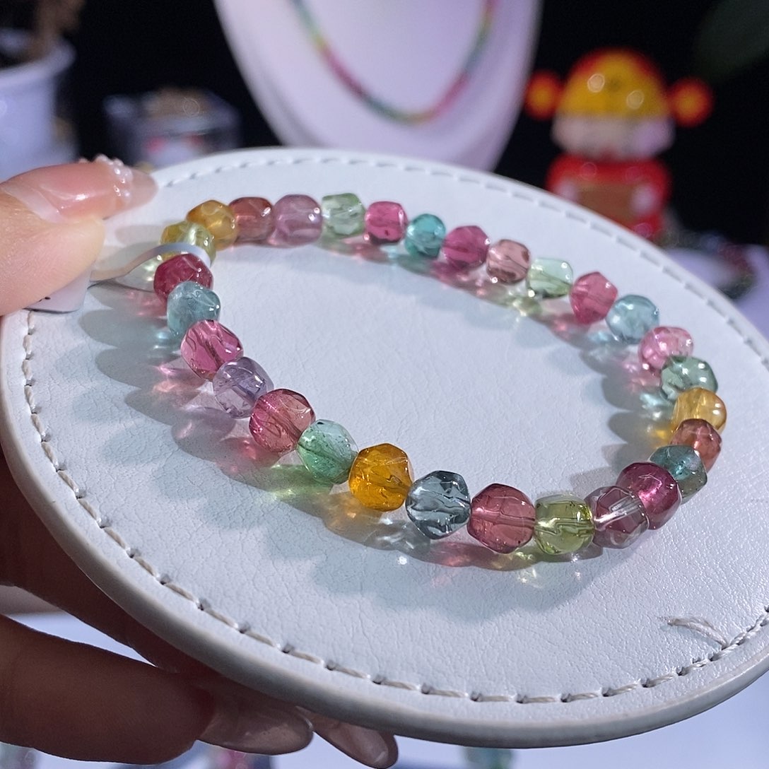 未镶嵌手链碧玺戒面