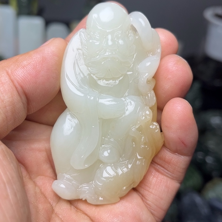 *****和田玉未镶嵌挂件