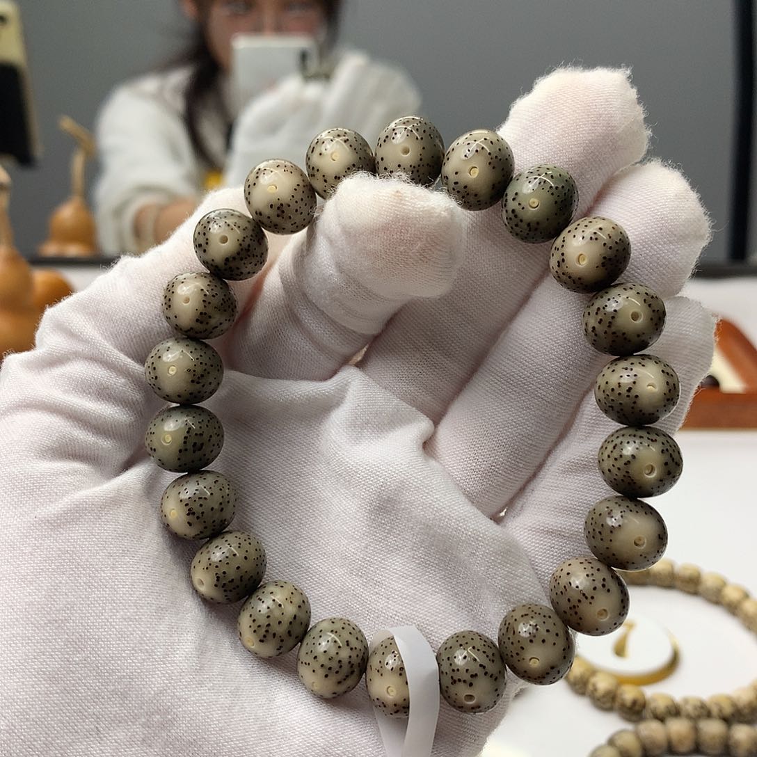 星月菩提手串糯冰苹果珠一线天丹凤眼