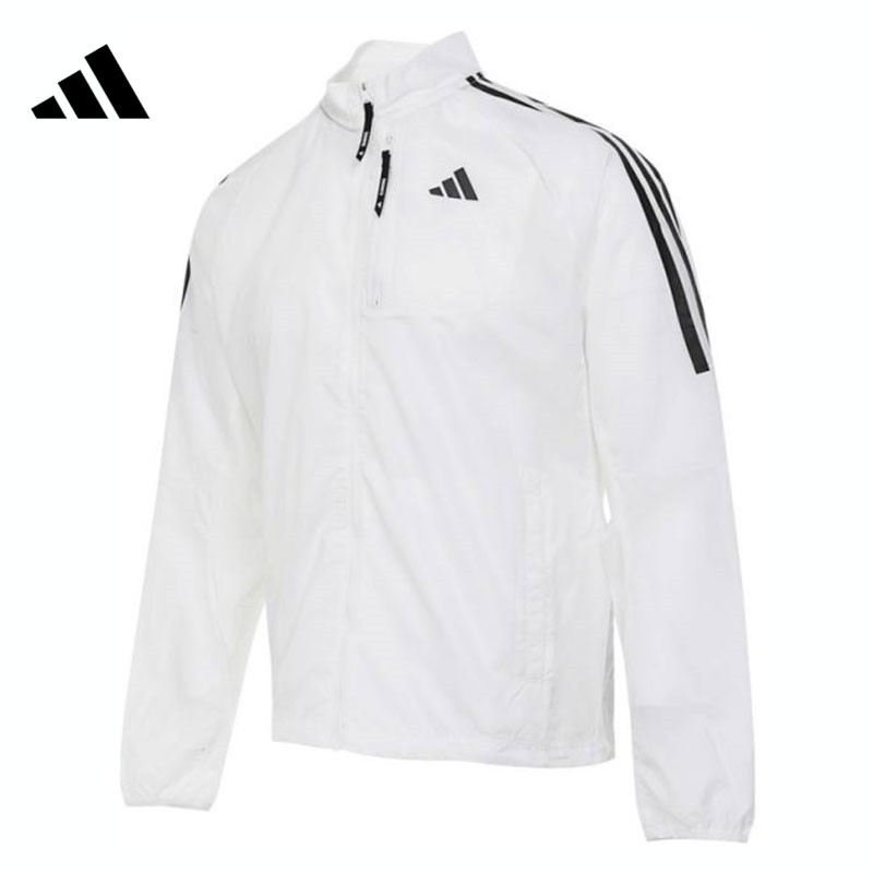 adidas阿迪达斯男子OTR 3S JACKET M流光风梭织无帽外套JD7760