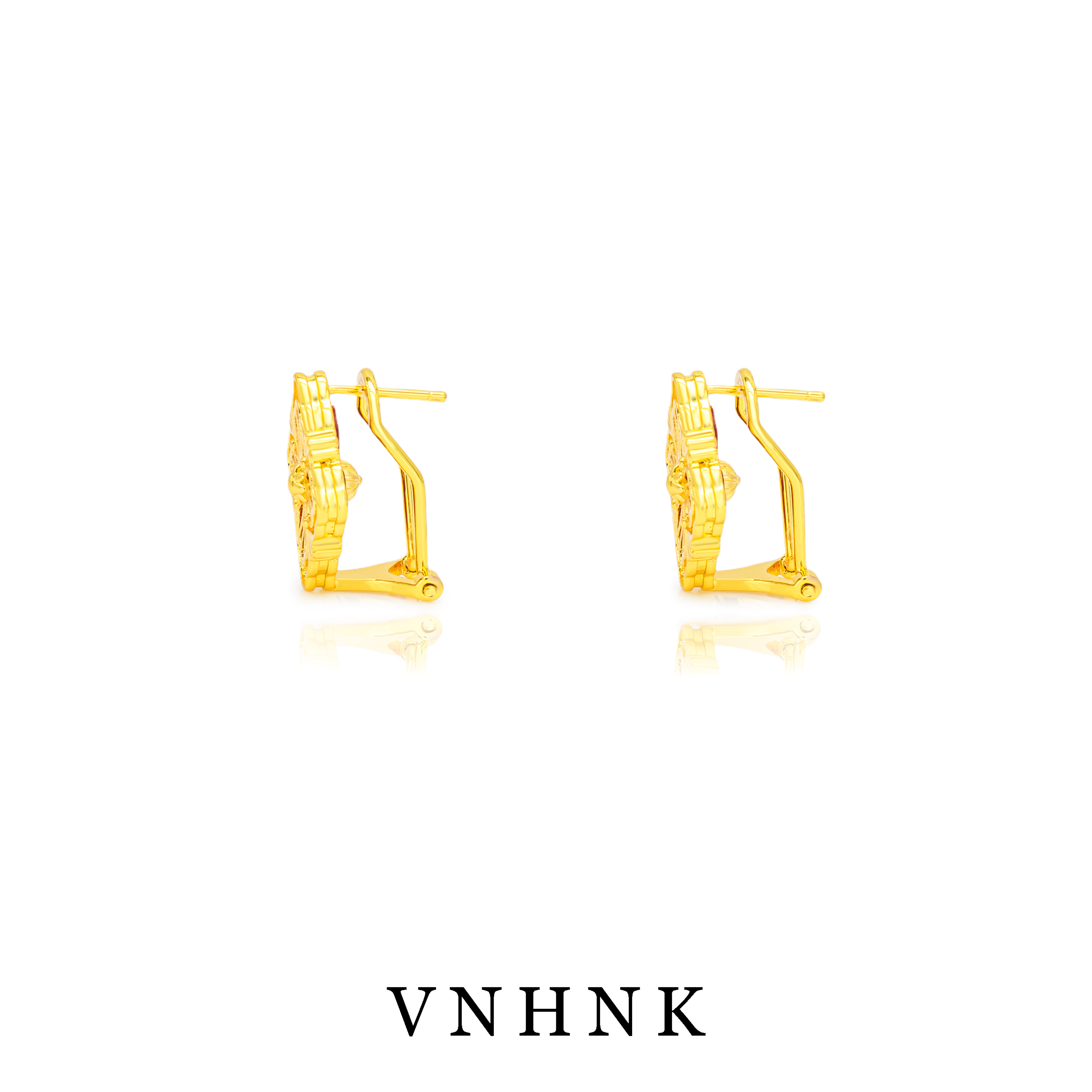 铜合金耳饰 美可儿    M51    金色时尚气质耳环