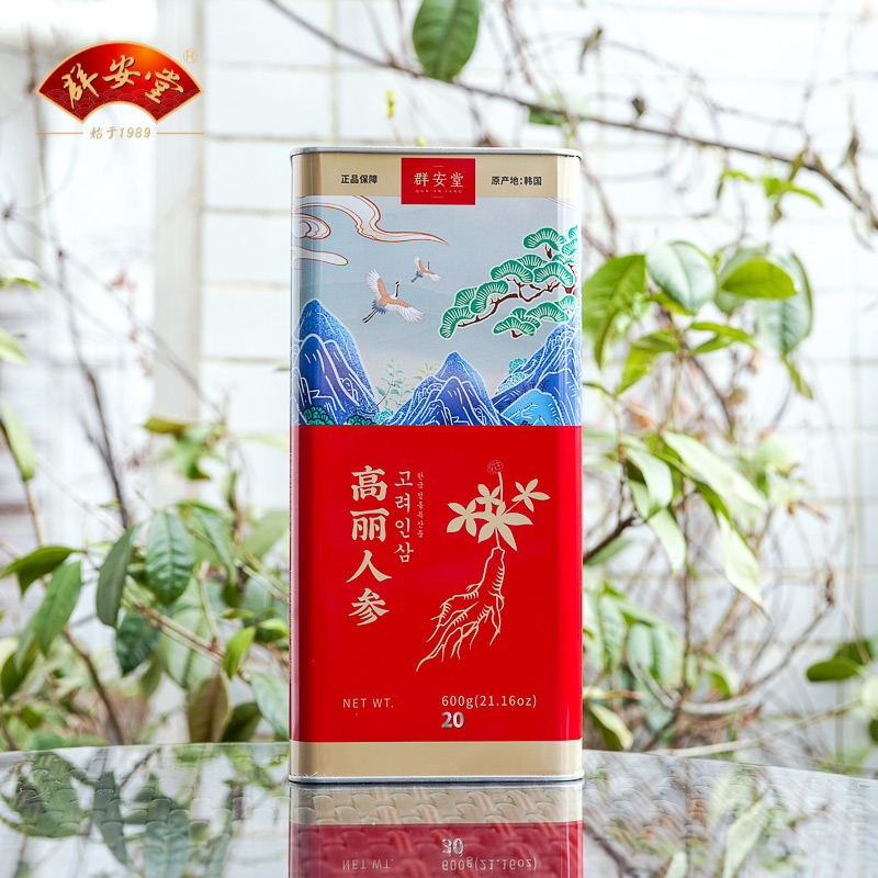 群安堂  天级高丽参600g（20） 新款