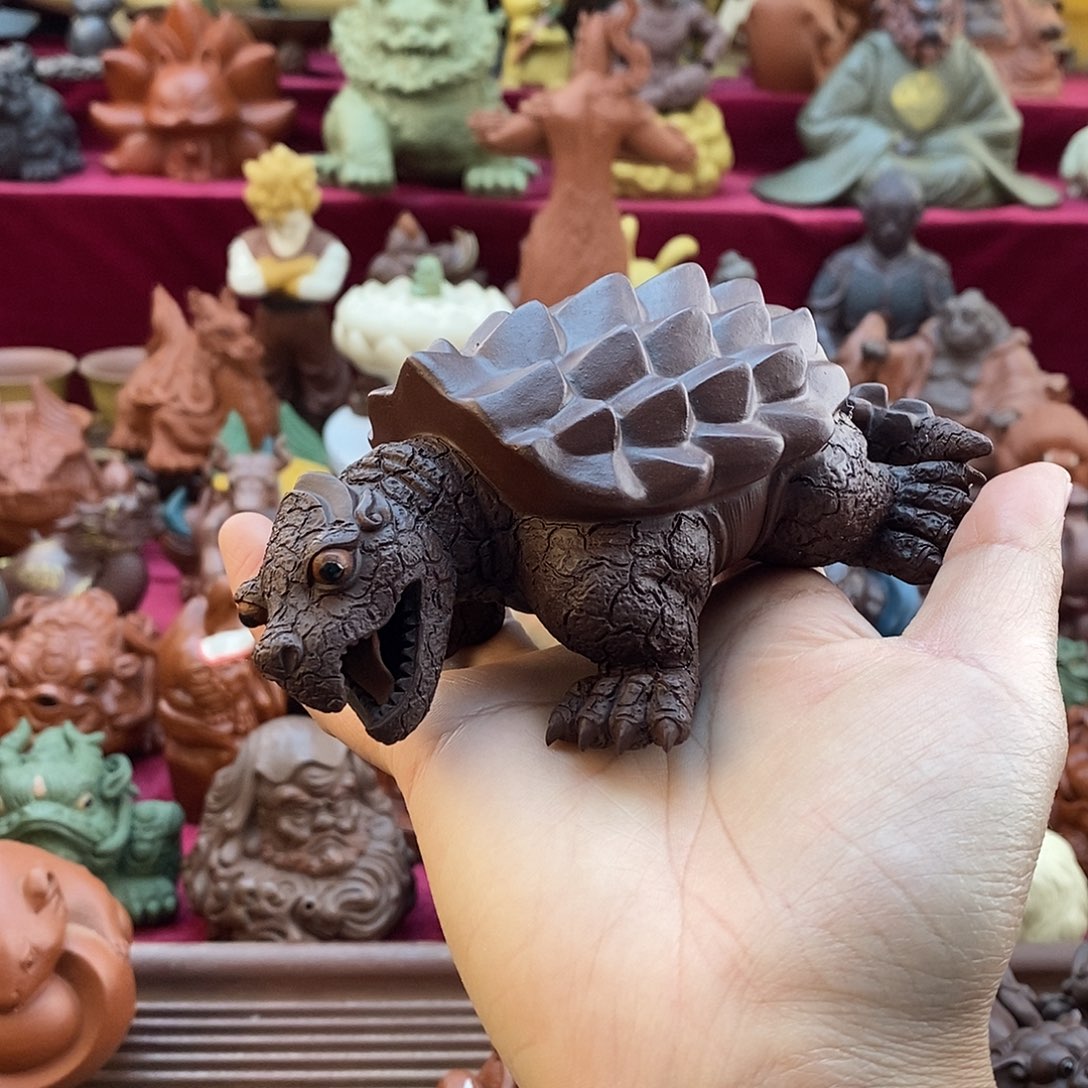 紫砂茶壶小*哥宜兴紫砂汉瓦