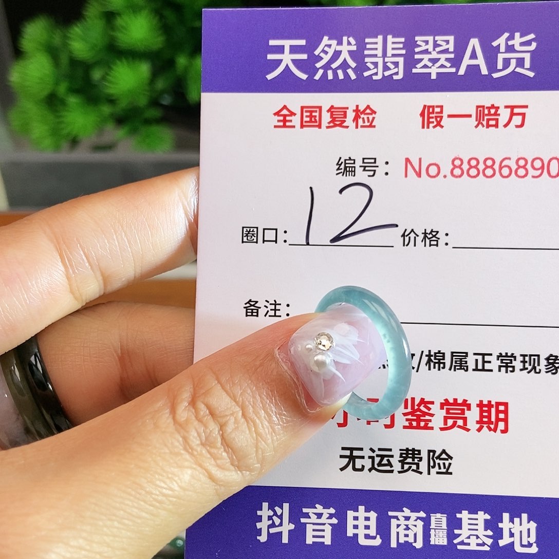 翡翠戒圈未镶嵌6890.......