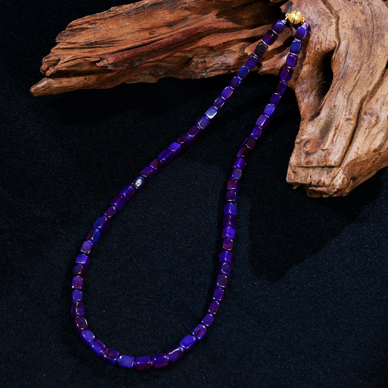 【南非皇家帝王紫舒俱来方糖项链Q07-2]多样性发其一