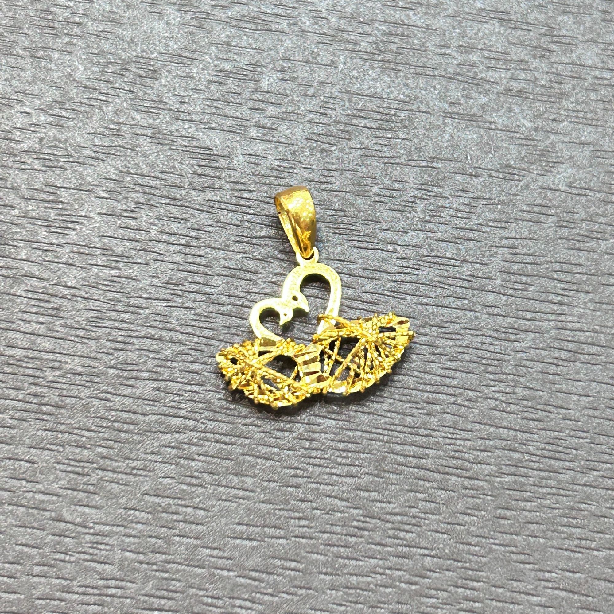 【佳佳专享】足金999投资金攒黄金绕线鸳鸯ZBHJD1364克重多退少补